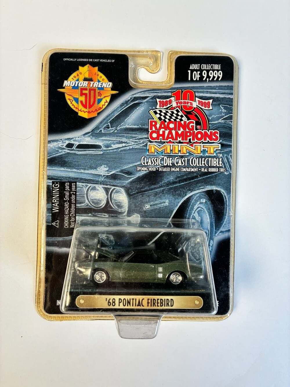 Racing Champions Mint 1999 Motor Trend 50th Anniversary '68 Pontiac Firebird